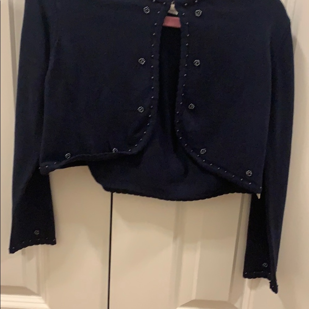 Adorable sweater with bead detailing. NWT!